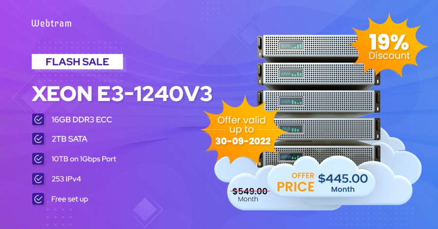 webtram server offer
